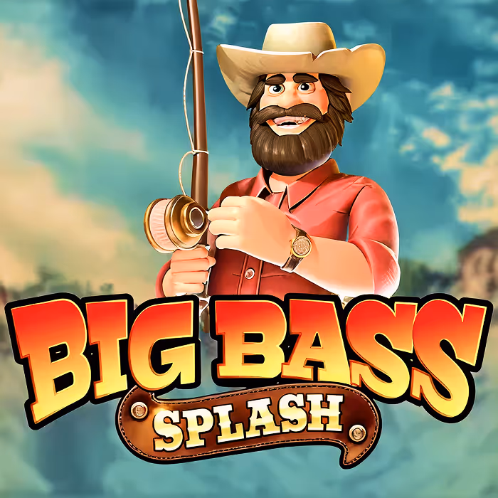 Big Bass Splash fishing-themed slot with money symbol collection and free spins
