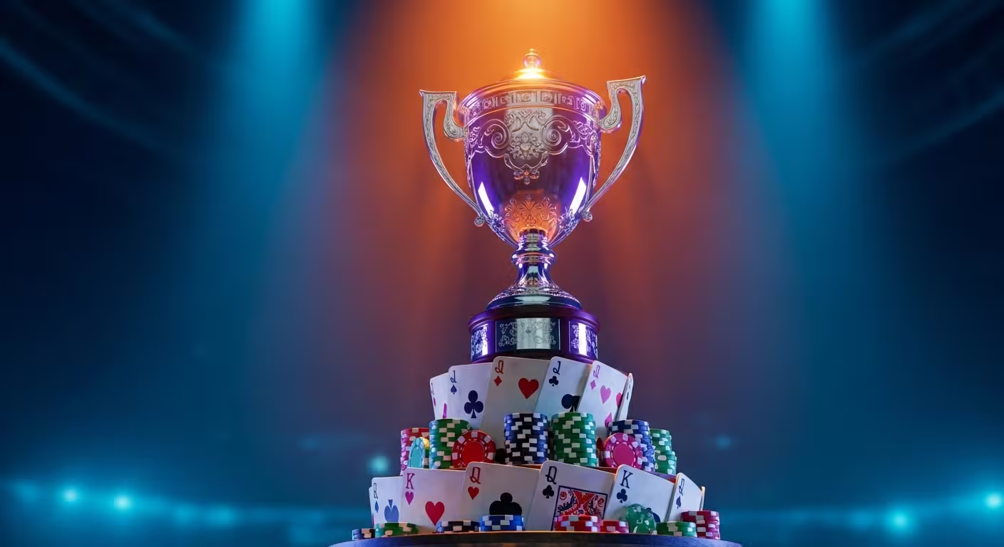 Seasonal tournament events with prize pools and free entries